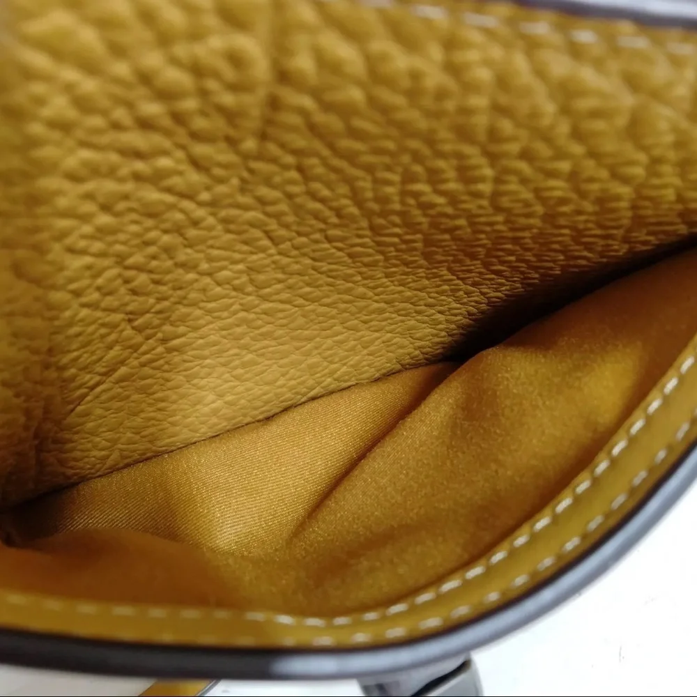 Coach Mini Faye Pebbled Leather Backpack